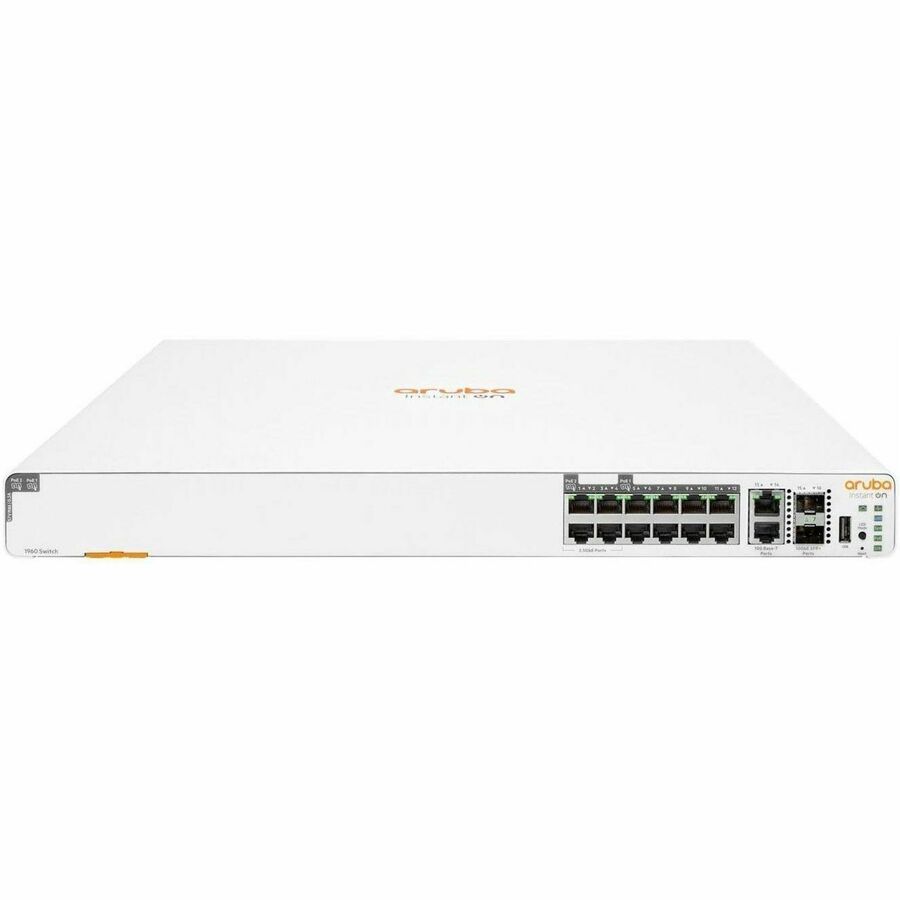 Hewlett Packard Enterprise HPE S0F35AABA Instant On 1960 Ethernet Switch for Small Business Networks