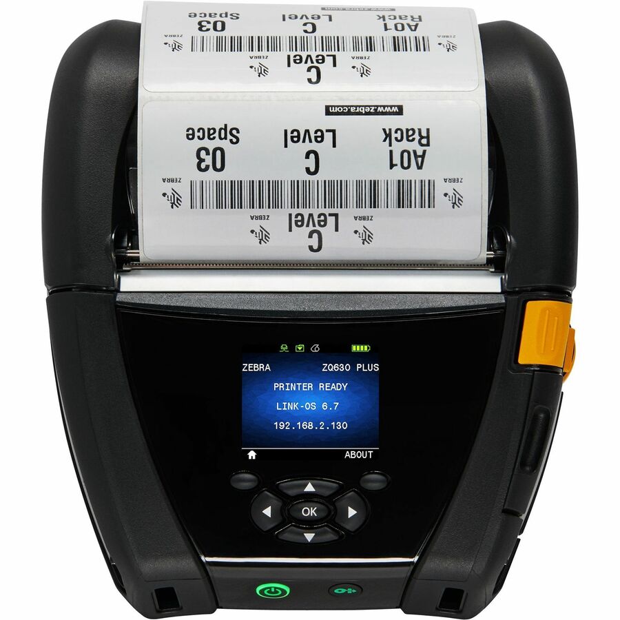 Zebra Technologies Corporation ZQ630 Plus Direct Thermal Printer for Warehouse, Retail, and Industrial Use