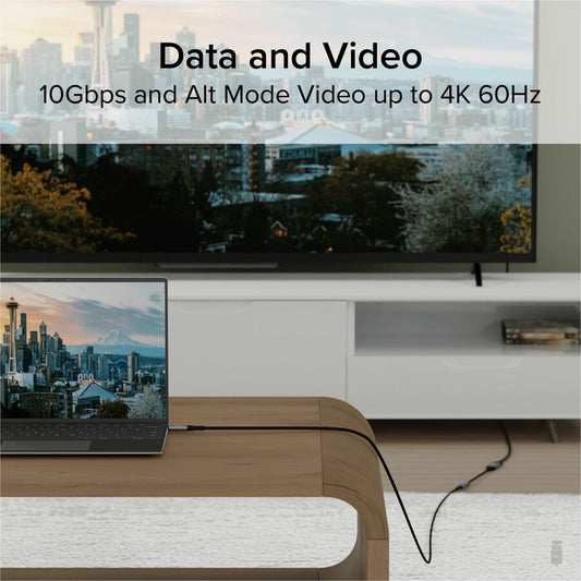 Plugable USB-C Extension Cable 3.3 ft with Digital Power Meter and 240W Power Delivery