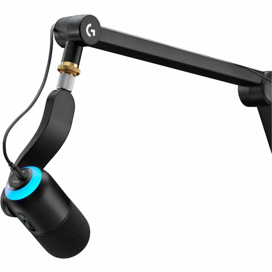 Logitech G Compass Desktop Boom Arm – Broadcast-Quality Microphone Arm for Streaming and Podcasting
