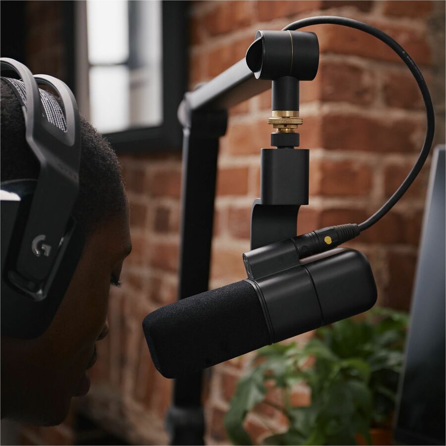 Logitech G Compass Desktop Boom Arm – Broadcast-Quality Microphone Arm for Streaming and Podcasting