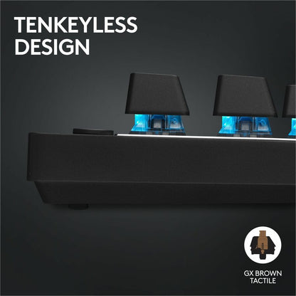 Logitech G PRO X TKL Lightspeed Wireless Gaming Keyboard with GX Brown Switches