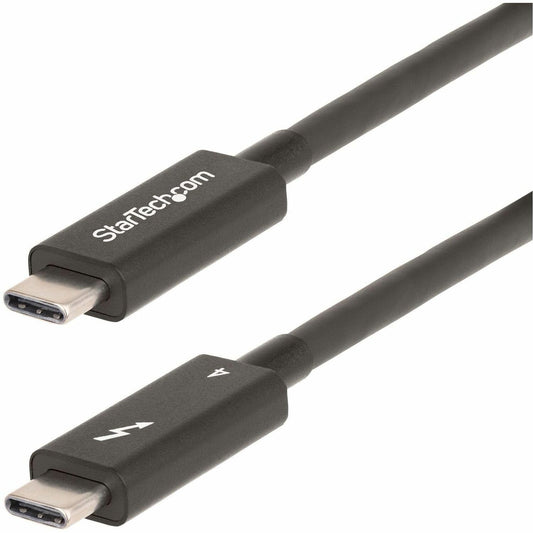 StarTech.com 6ft Active Thunderbolt 4 Cable (Part A40G2MBTB4CABLE) – 40Gbps Data Transfer, 100W Power Delivery, 8K Video Support