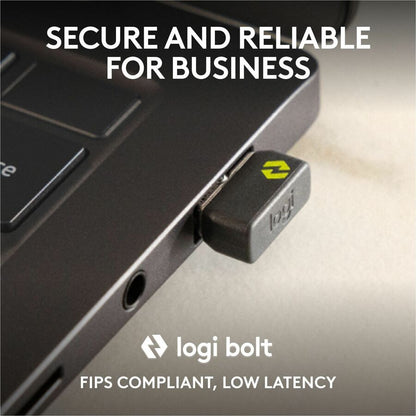 Logitech M240 for Business Silent Wireless Mouse with Logi Bolt USB Receiver – Graphite