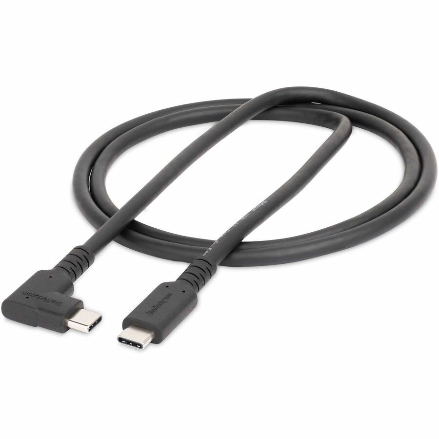 StarTech.com 3ft Rugged Right Angle USB-C Cable - 10Gbps Data Transfer, 4K Video, 100W Power Delivery