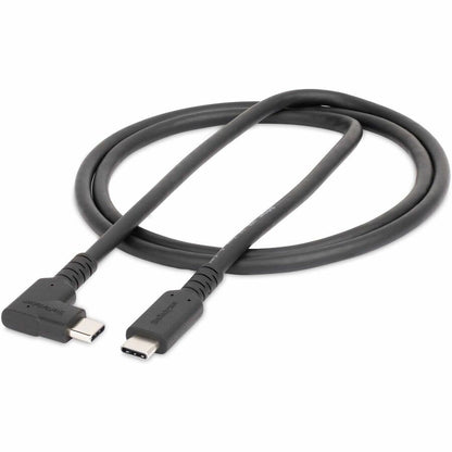 StarTech.com 3ft Rugged Right Angle USB-C Cable - 10Gbps Data Transfer, 4K Video, 100W Power Delivery