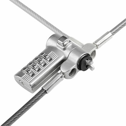 StarTech.com Universal Laptop Lock 6.6ft Security Cable for Noble Wedge, Nano, and K-Slot Devices