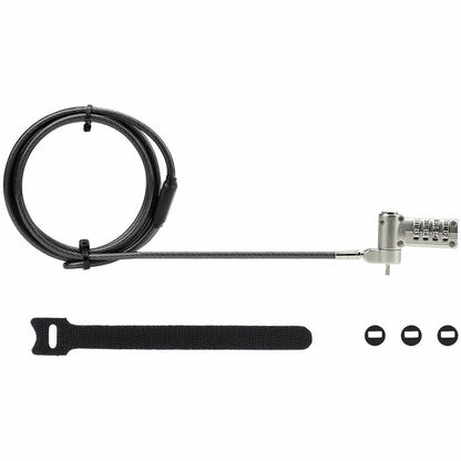 StarTech.com Universal Laptop Lock 6.6ft Security Cable for Noble Wedge, Nano, and K-Slot Devices
