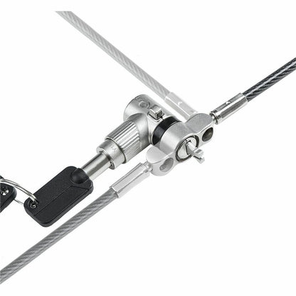 StarTech.com Universal Laptop Lock 6.6ft with Keyed Locking Cable for Noble Wedge, Nano, and K-Slot Security Slots