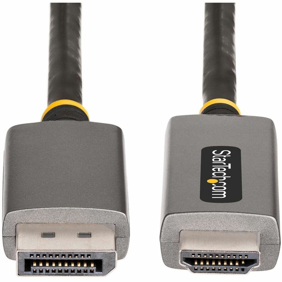 StarTech.com 6ft (2m) DisplayPort to HDMI Adapter Cable with 8K 60Hz and 4K 144Hz Support