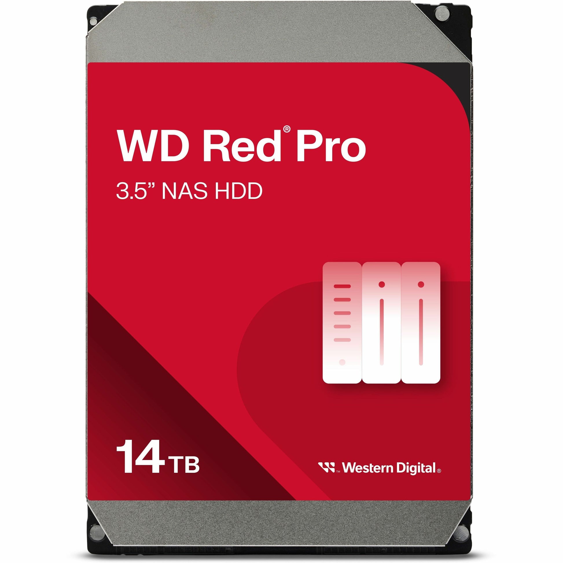 Western Digital Red Pro WD142KFGX 14TB Internal NAS Hard Drive - SATA 6Gb/s, 7200 RPM, 3.5-inch form factor