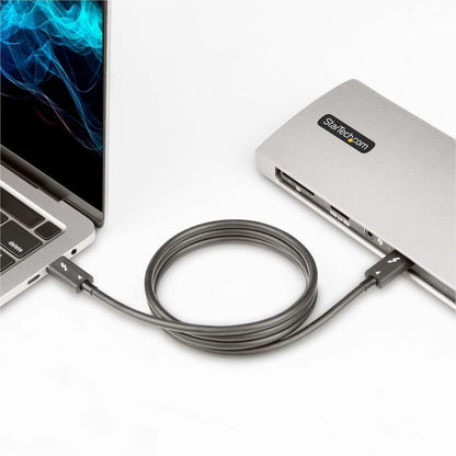 StarTech.com 3ft Thunderbolt 4 Cable with 40Gbps Data Transfer and 8K Video Support
