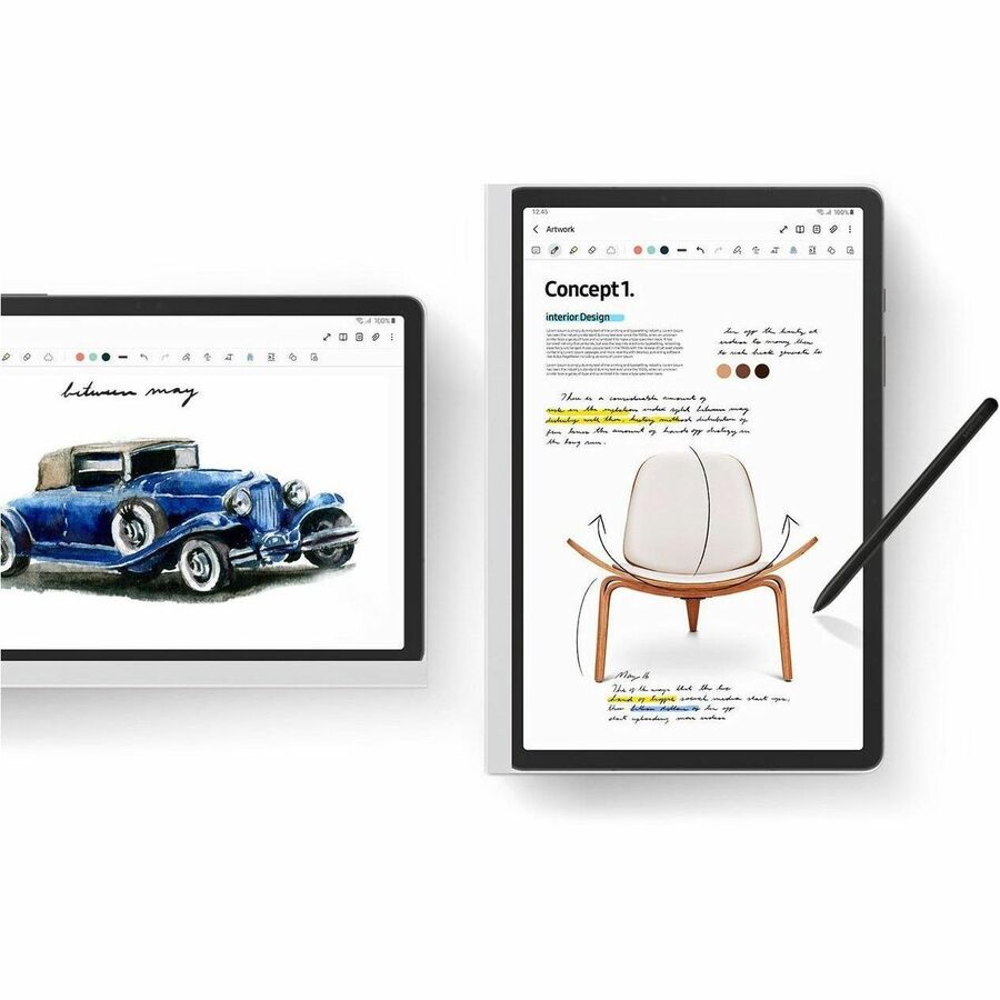 Samsung Galaxy Tab S9 NotePaper Screen Panel – White, Easy Attach/Detach Screen Protector for Enhanced Writing and Drawing Experience