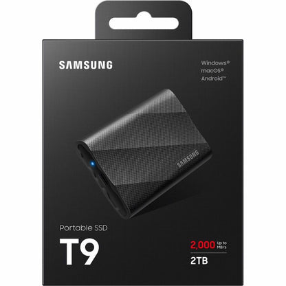 Samsung T9 2TB Portable SSD - External High-Speed Drive with 256-bit AES Encryption