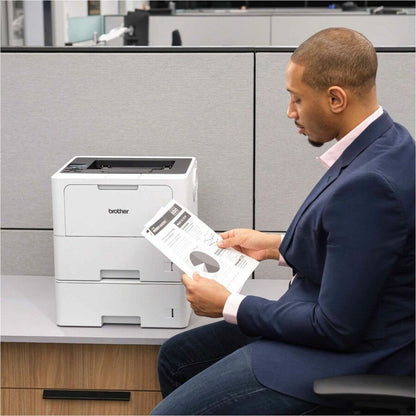 Brother HL-L6210DWT Business Monochrome Laser Printer with Dual Paper Trays and Wireless Networking