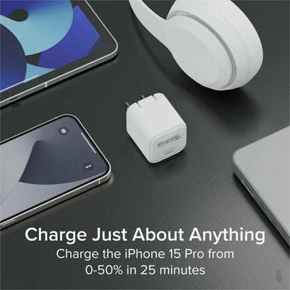 Plugable Technologies GaN USB-C Charger Block, 30W Portable Power Adapter – Pack of 3