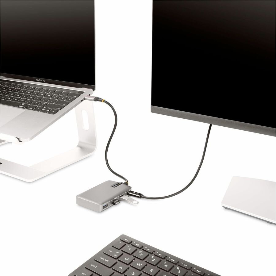 StarTech.com 4-Port USB-C Hub with 4K Video Output, 100W Power Delivery - HB31C3A1CDPPD3