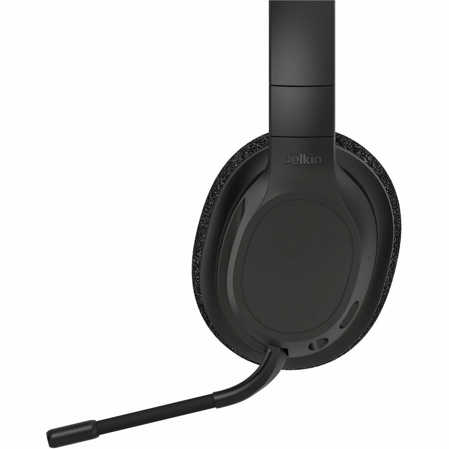Belkin SoundForm Adapt Wireless Over-Ear Headset with Microphone – Comfortable Bluetooth Headphones for Work, Gaming, and Travel