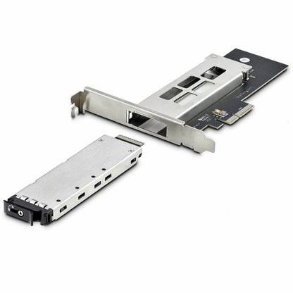StarTech.com M.2 NVMe SSD to PCIe x4 Removable Mobile Rack with Toolless Installation