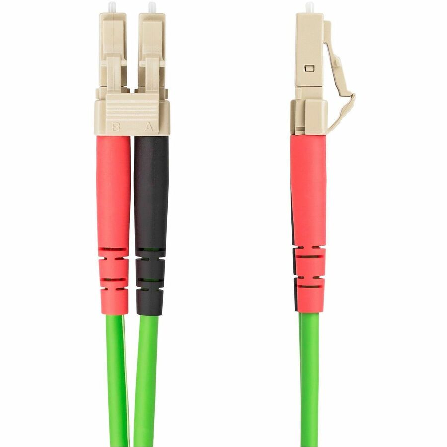 StarTech.com 1m LC to LC OM5 Multimode Duplex Fiber Optic Patch Cable - 40G/100G Support