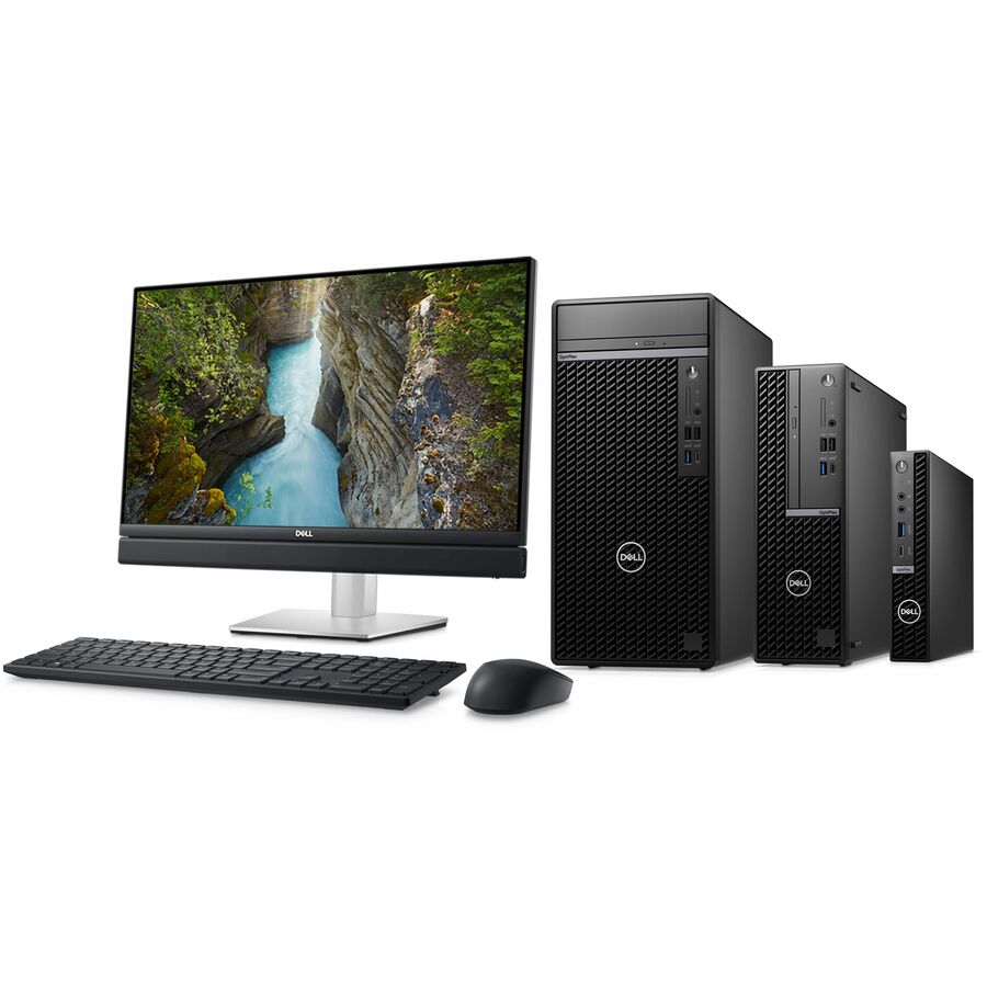 Dell OptiPlex 7000 7410 All-in-One Thin Client Pentium Gold G7400T Dual-core (2 Core) - Textured Black