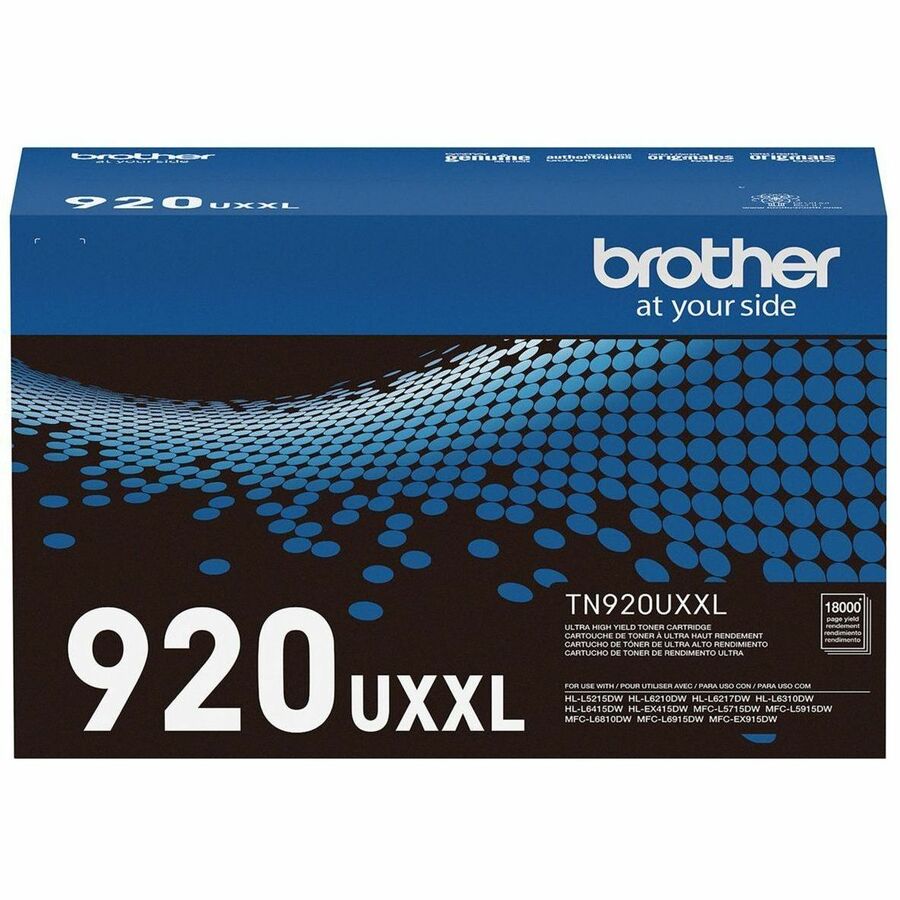 Brother Genuine TN920UXXL Ultra High-Yield Black Toner Cartridge for Brother Laser Printers