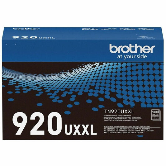 Brother Genuine TN920UXXL Ultra High-Yield Black Toner Cartridge for Brother Laser Printers