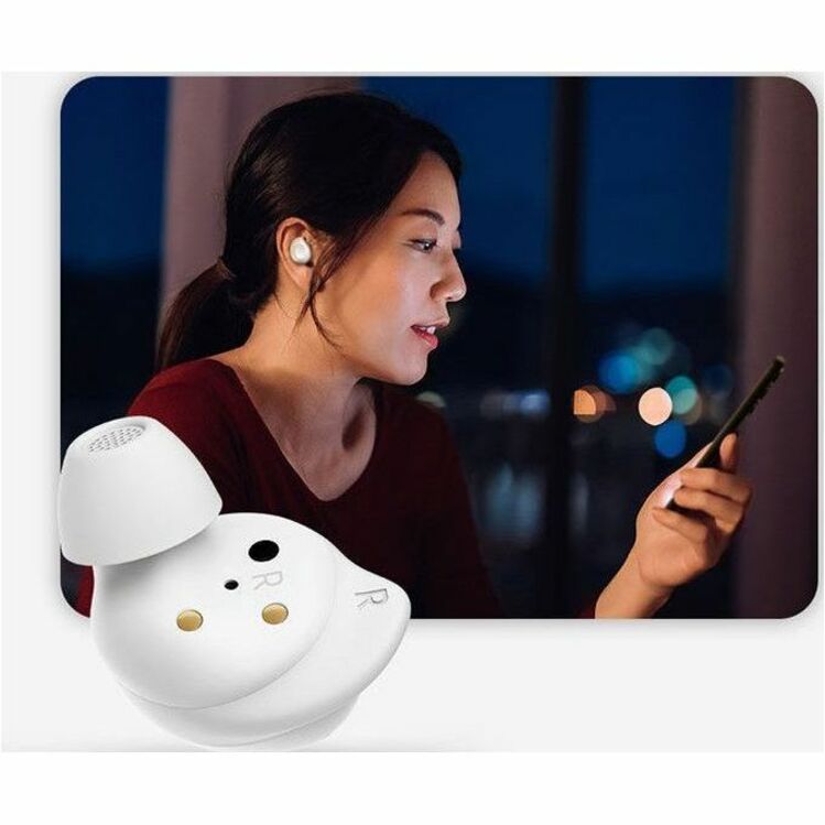 Samsung Galaxy Buds FE SM-R400NZWAXAR Wireless Earset with Active Noise Cancellation and Secure Fit