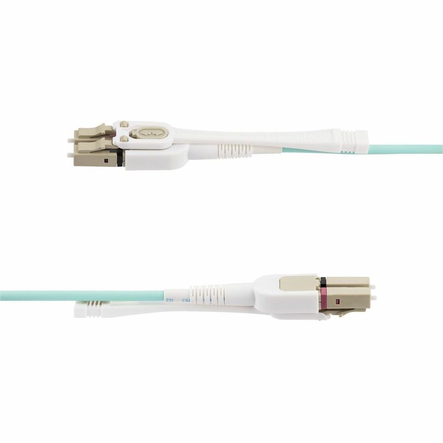 StarTech.com 4m (13ft) LC (UPC) OM4 Multimode Fiber Optic Cable with Push-Pull Tabs