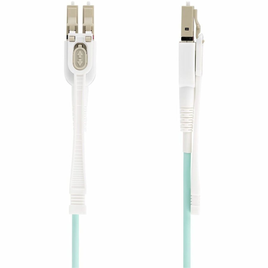 StarTech.com 4m (13ft) LC (UPC) OM4 Multimode Fiber Optic Cable with Push-Pull Tabs