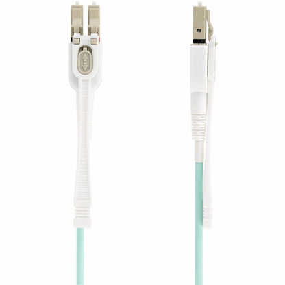 StarTech.com 26.2ft LC (UPC) OM4 Multimode Fiber Optic Duplex Patch Cable with Push-Pull Tabs