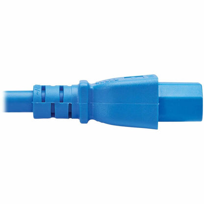 Eaton Tripp Lite Series Power Cord C14 to C15 - Heavy Duty 15A 250V 14 AWG 10 ft Blue for PoE Switches