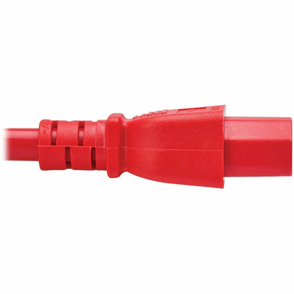 Eaton Tripp Lite Series Power Cord C14 to C15 - Heavy-Duty 15A 250V 14 AWG 10 ft Red