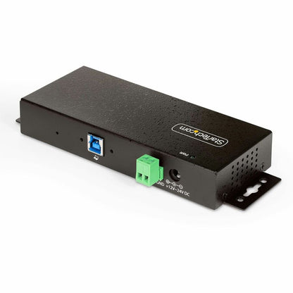 StarTech.com 7-Port Managed USB Hub with Heavy Duty Metal Housing, ESD & Surge Protection, DIN Rail Mountable