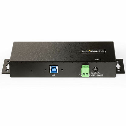 StarTech.com 7-Port Managed USB Hub with Heavy Duty Metal Housing, ESD & Surge Protection, DIN Rail Mountable