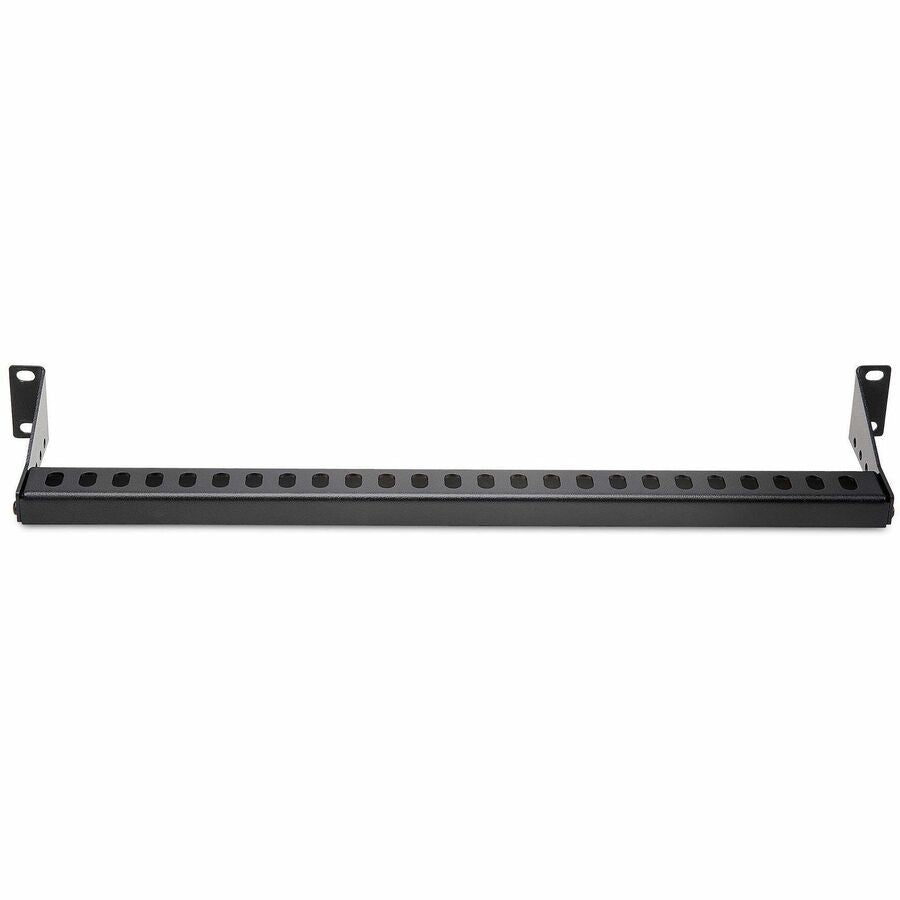 StarTech.com 1U Horizontal Cable Management Bar with Adjustable Depth for 19-Inch Racks
