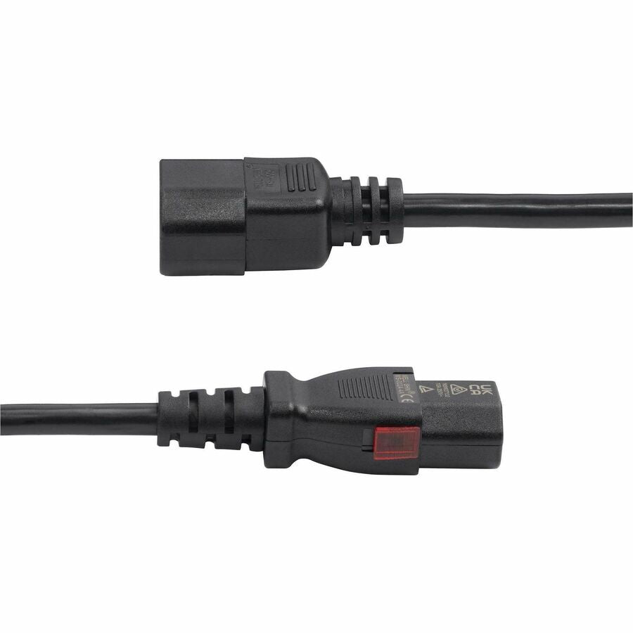 StarTech.com 4ft Power Extension Cord with IEC 60320 C14 to Locking C13 for IT Equipment