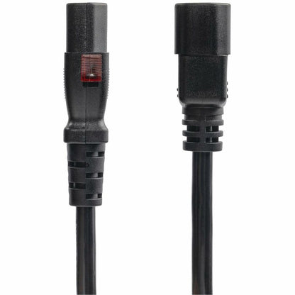 StarTech.com 4ft Power Extension Cord with IEC 60320 C14 to Locking C13 for IT Equipment