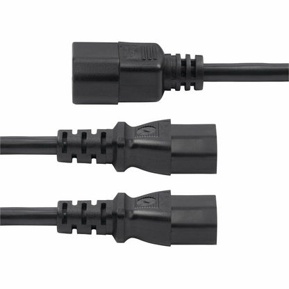 StarTech.com 6ft Power Cord Splitter with IEC 60320 C14 to Dual C13 Connectors