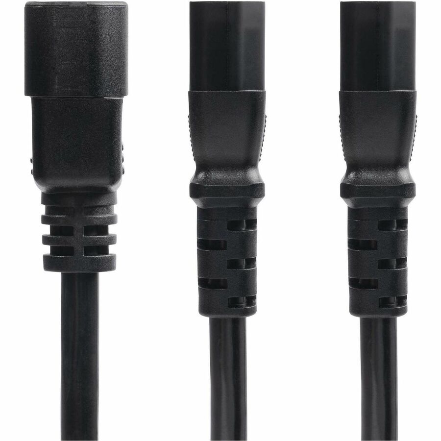 StarTech.com 6ft Power Cord Splitter with IEC 60320 C14 to Dual C13 Connectors