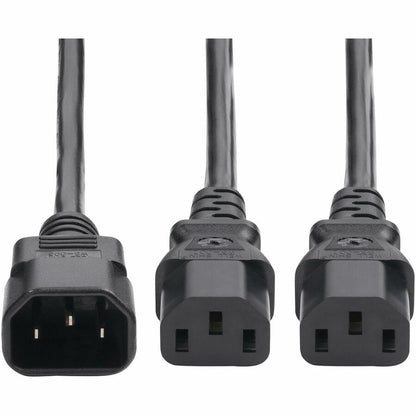 StarTech.com 6ft Power Cord Splitter with IEC 60320 C14 to Dual C13 Connectors