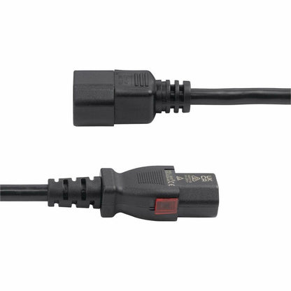 StarTech.com 10ft Power Extension Cord with IEC 60320 C14 to Locking C13 for IT Equipment