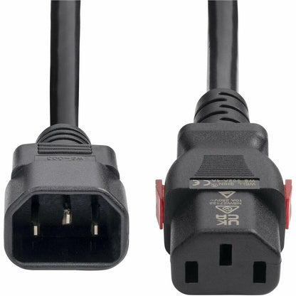 StarTech.com 10ft Power Extension Cord with IEC 60320 C14 to Locking C13 for IT Equipment