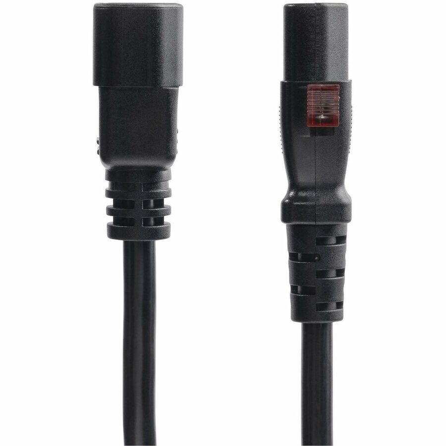 StarTech.com 10ft Power Extension Cord with IEC 60320 C14 to Locking C13 for IT Equipment