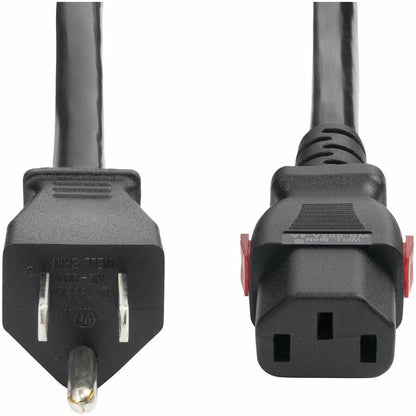 StarTech.com 12ft Heavy Duty Power Cord with NEMA 5-15P to Locking IEC C13 Connector