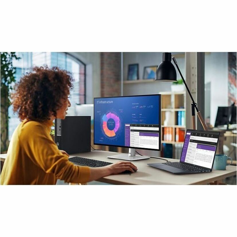 Dell UltraSharp U2724DE 27" Class WQHD LED Monitor - 16:9 - Black, Silver