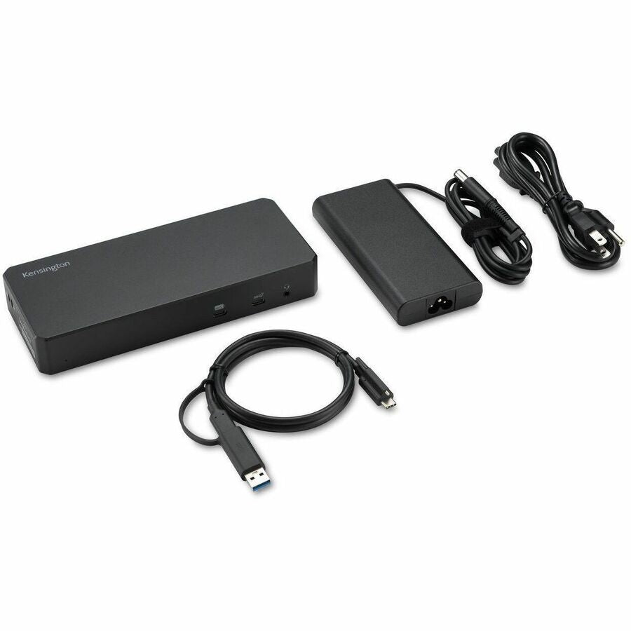 Kensington SD4790P USB-C & USB-A 10Gbps Quad 4K Docking Station for MacBook M1/M2/M3 and Windows Laptops