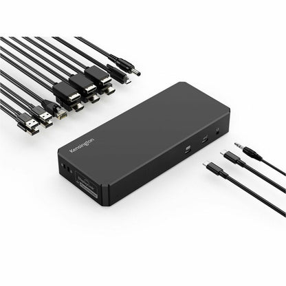 Kensington SD4790P USB-C & USB-A 10Gbps Quad 4K Docking Station for MacBook M1/M2/M3 and Windows Laptops