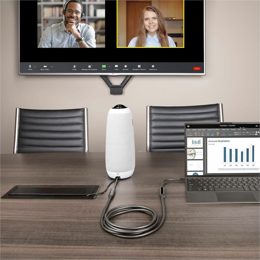 StarTech.com 3m (10ft) Active USB-C Cable with 10Gbps Data Transfer, 8K Video Support, and 60W Power Delivery