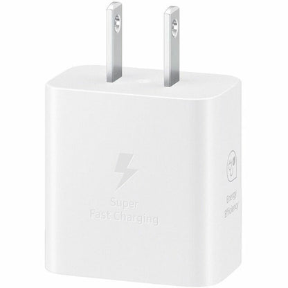 Samsung 25W PD Power Adapter with USB-C Cable - Fast Charging for Galaxy Smartphones and More